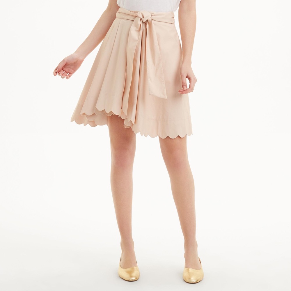 Club Monaco Vidorus Scallop Tie Skirt size 0